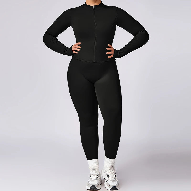 Custom 5Pcs plus Size Women Yoga Clothing Quick Dry Pilates Workout Sets for Women Running Tight Sports Fitness Suit