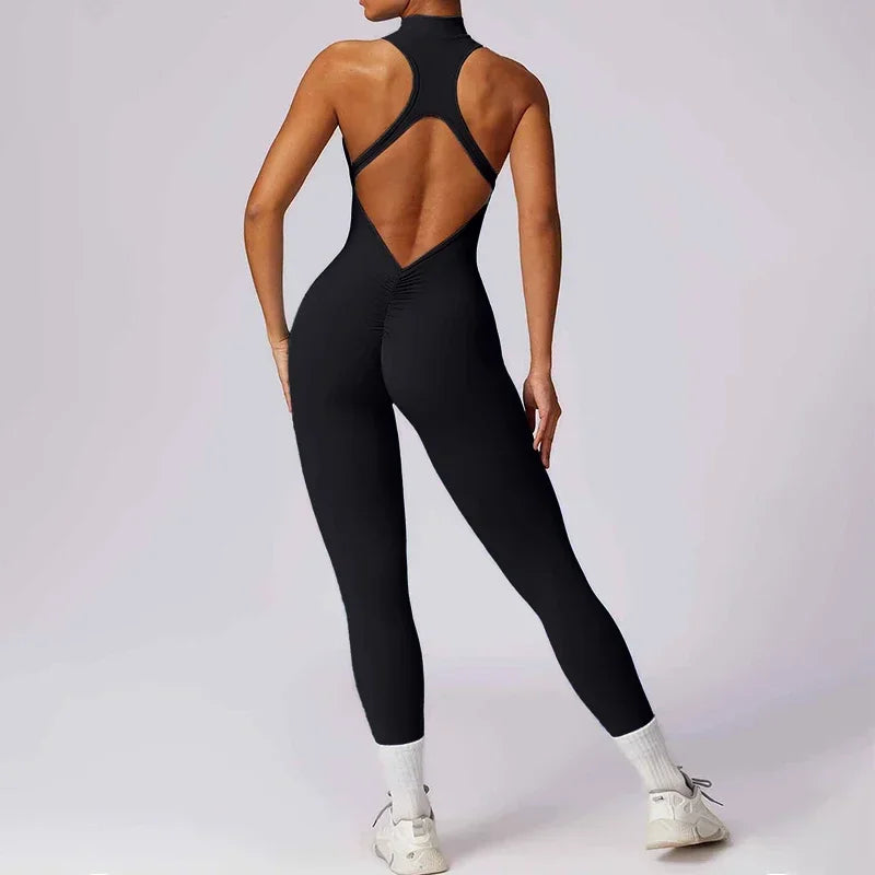 Backless Scrunched Butt One-Piece Bodysuit