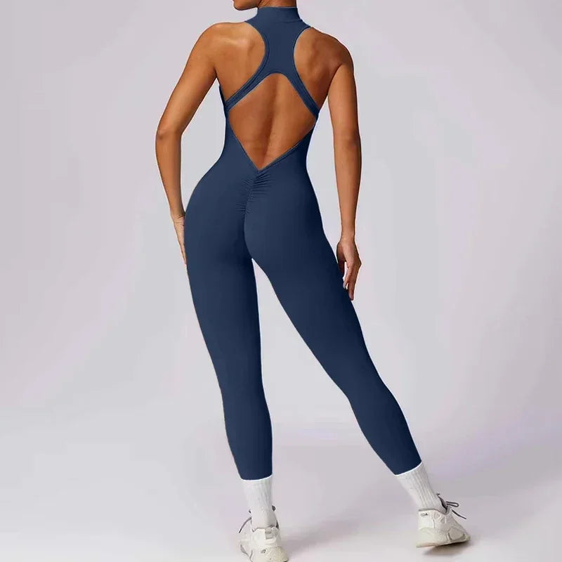 Backless Scrunched Butt One-Piece Bodysuit