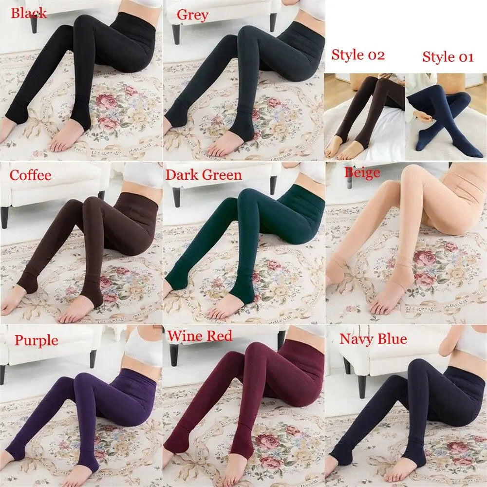 One Size Winter Thermal Warm Thick Leggings