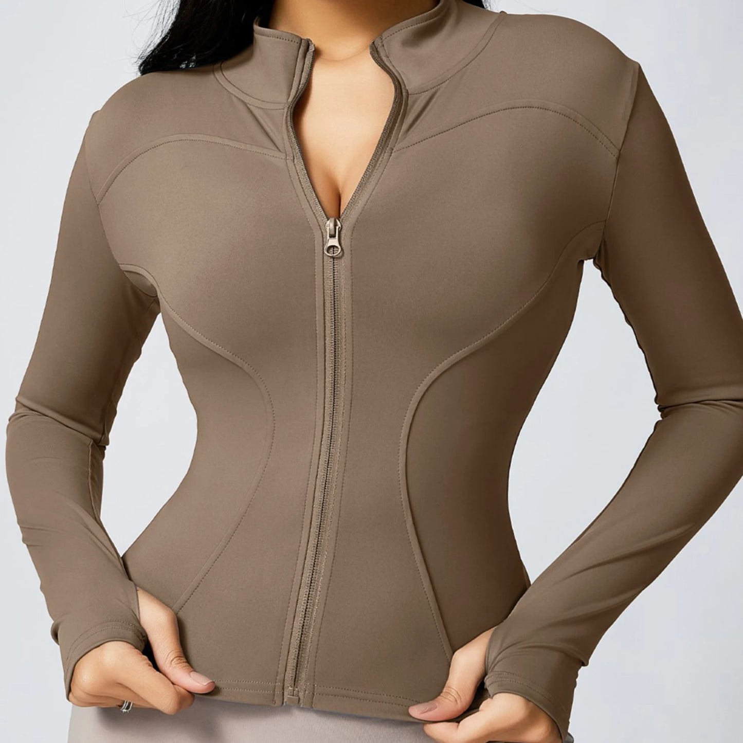 Zip Up Quick Dry Lightweight Yoga Jacket