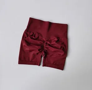 High-Waist Peach Hip-Lifting Sports Shorts