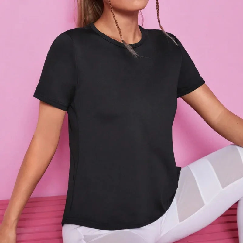 Women Seamless Yoga T-Shirt