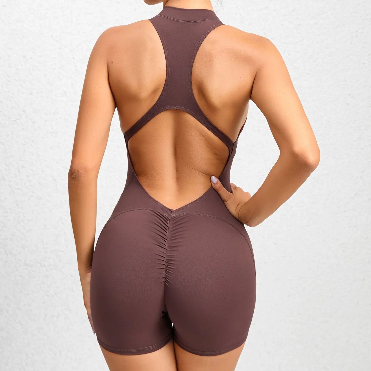 Crisscross Backless Bodysuit