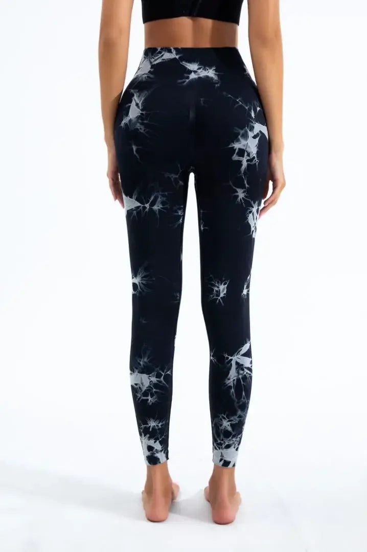 Tiedye Seamless Push Up Booty Leggings