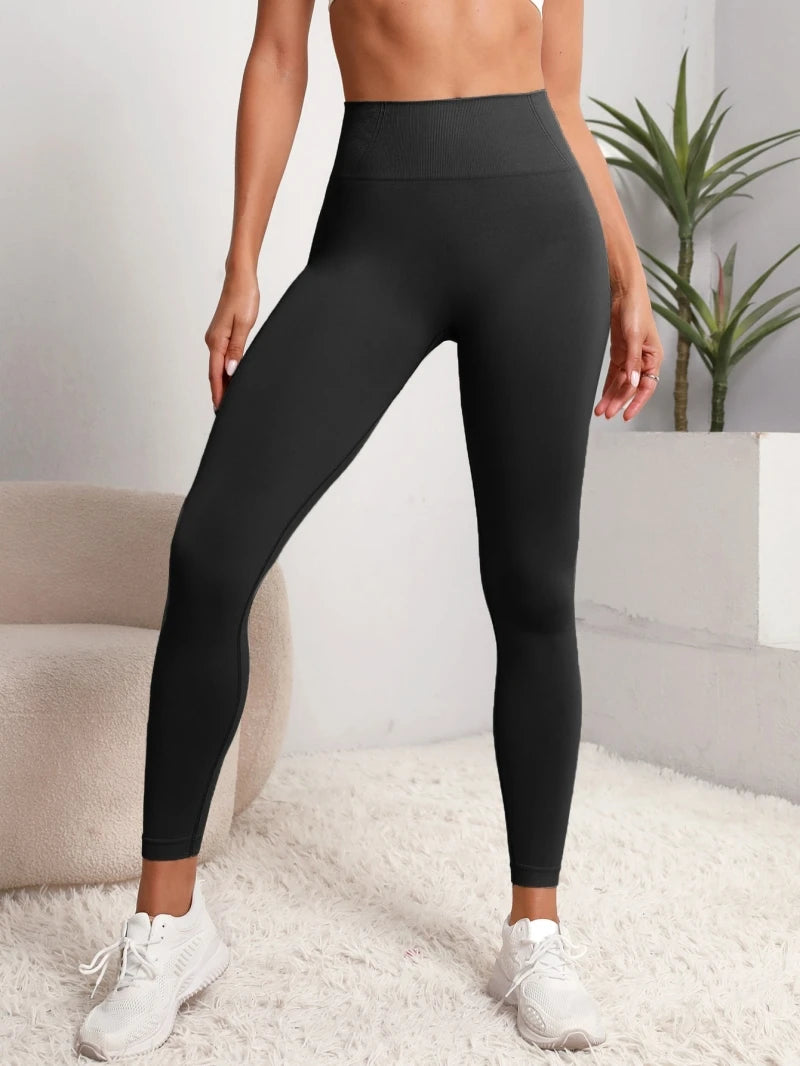 Seamless High Waist Hip Lifting Women Yoga Leggings