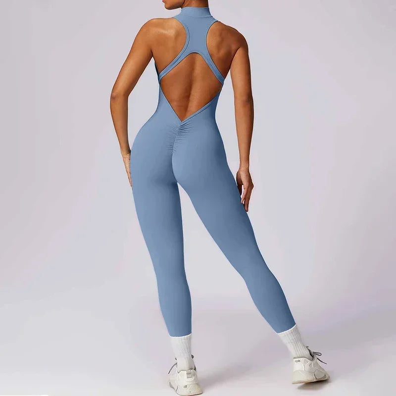 Backless Scrunched Butt One-Piece Bodysuit