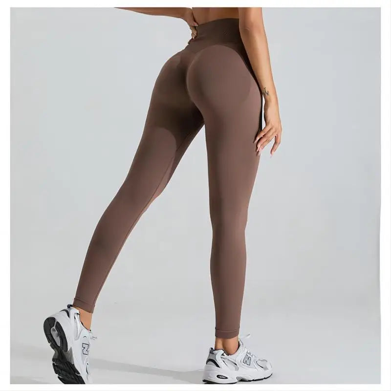 Seamless High Waist Tummy Control Scrunch Butt Leggings