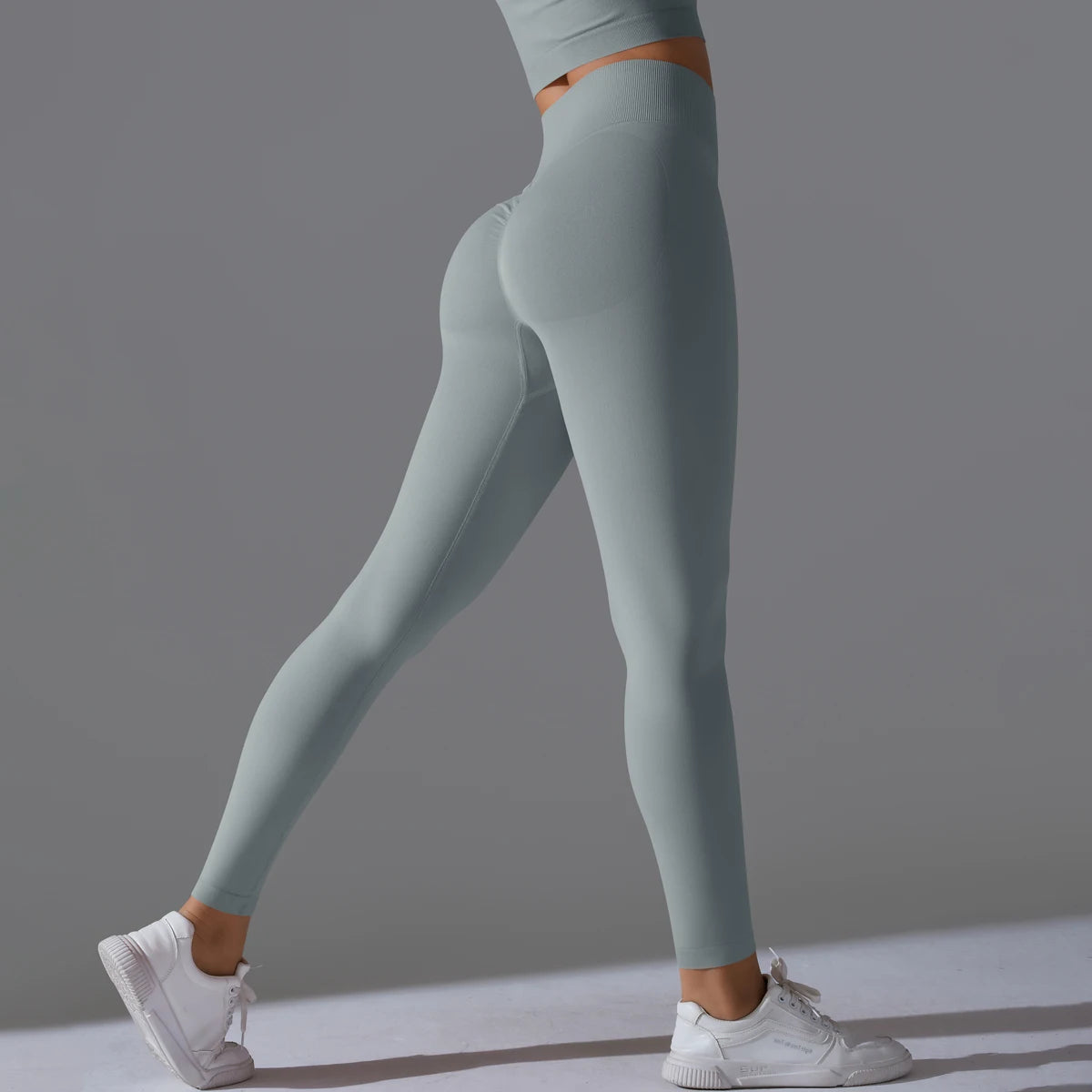 Seamless High Waist Tummy Control Scrunch Butt Leggings