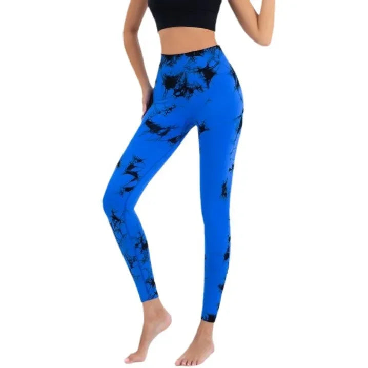 Tiedye Seamless Push Up Booty Leggings