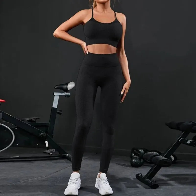 2 Piece High Waist Seamless Gymset