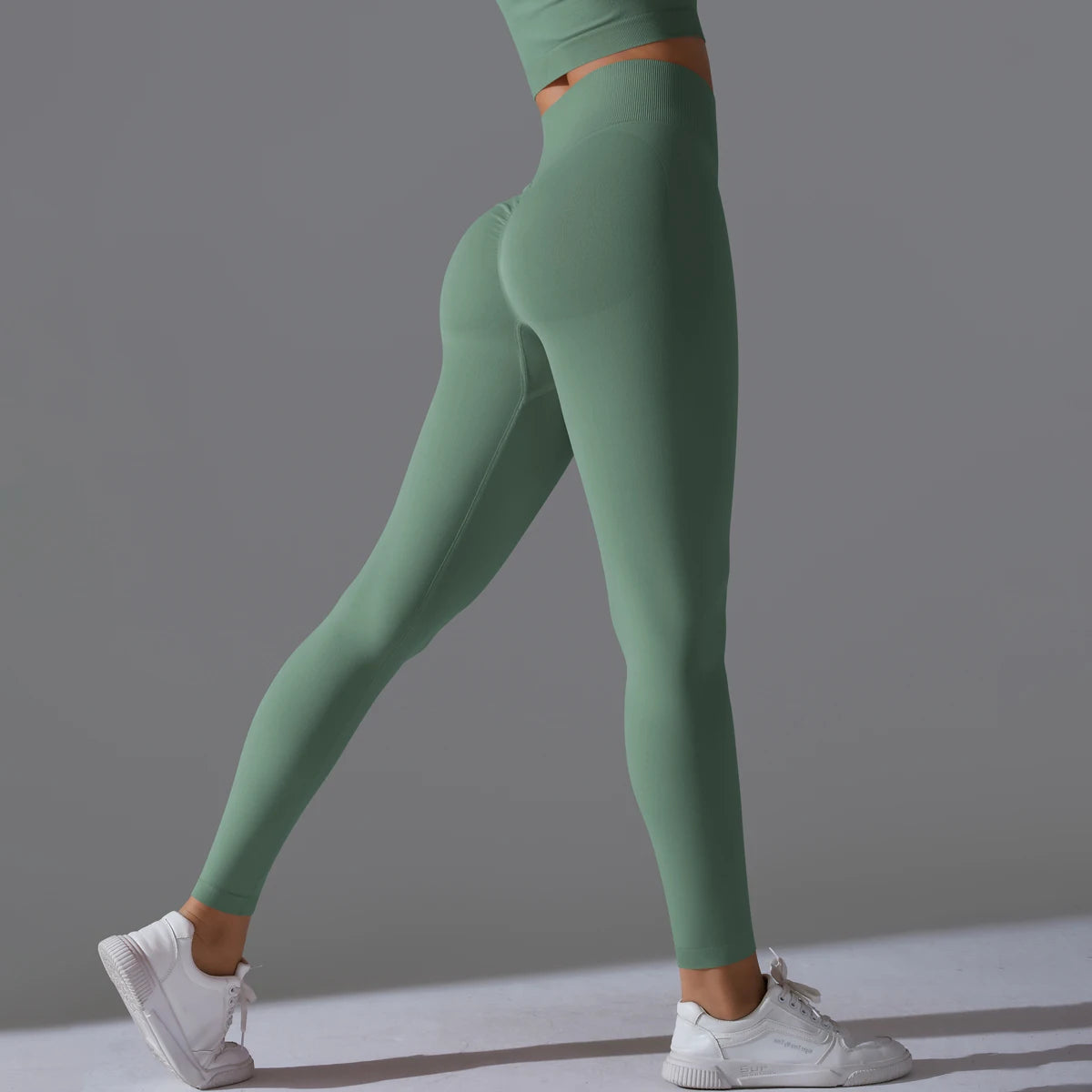 Seamless High Waist Tummy Control Scrunch Butt Leggings