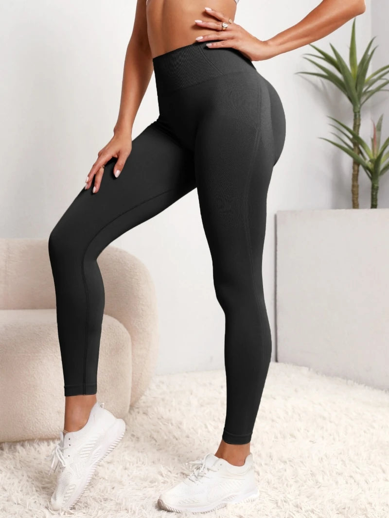 Seamless High Waist Hip Lifting Women Yoga Leggings