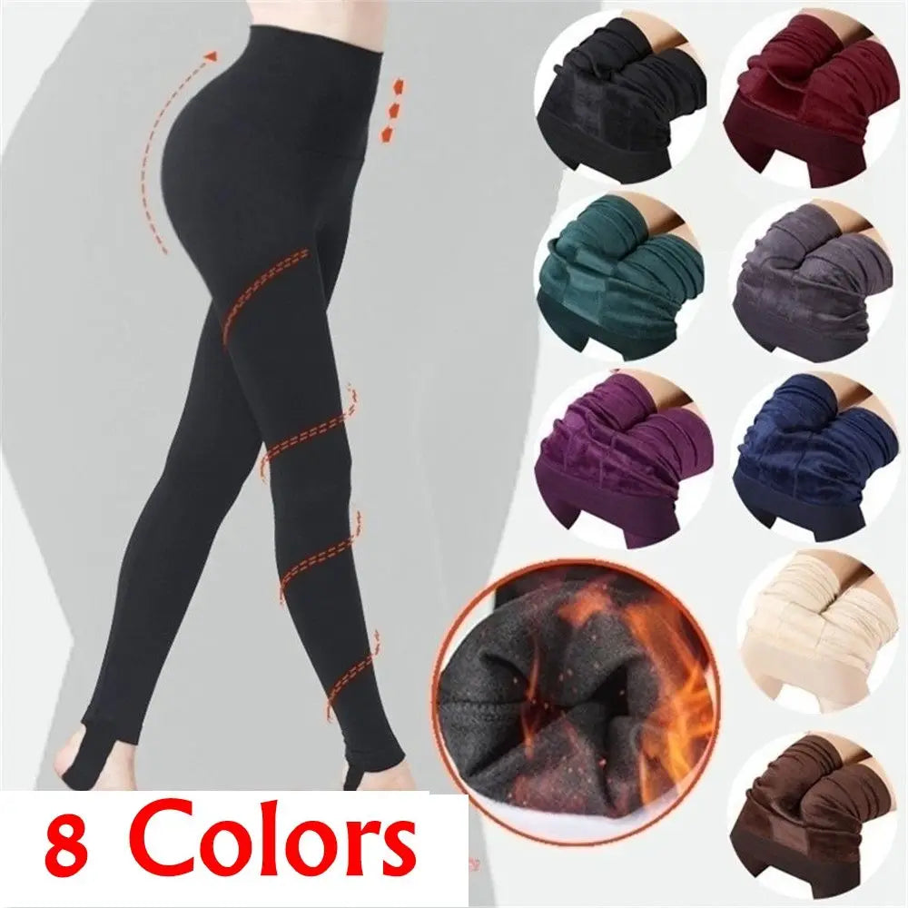 One Size Winter Thermal Warm Thick Leggings