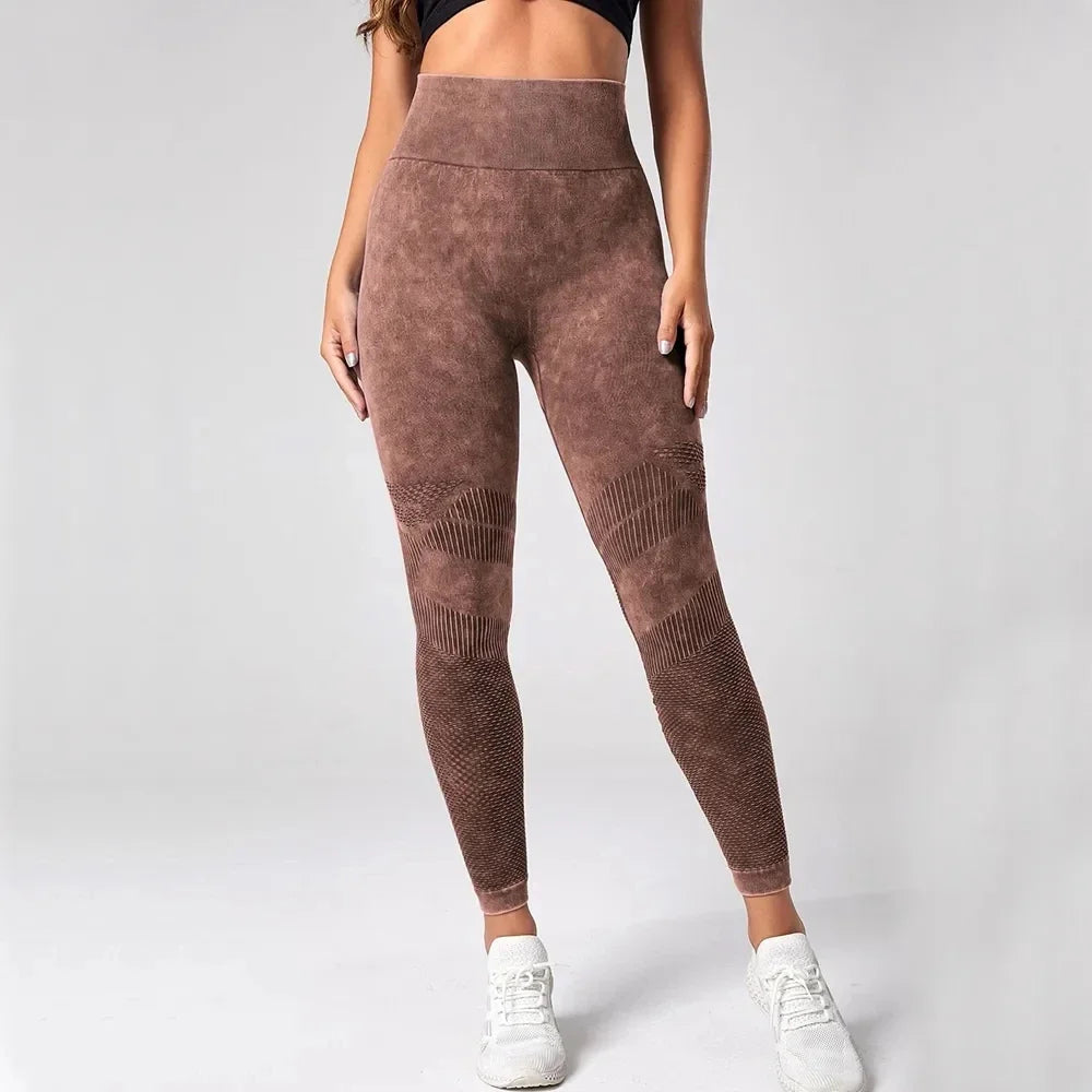 High Waist Bubble Butt Scrunch Push Up Fitness Leggings