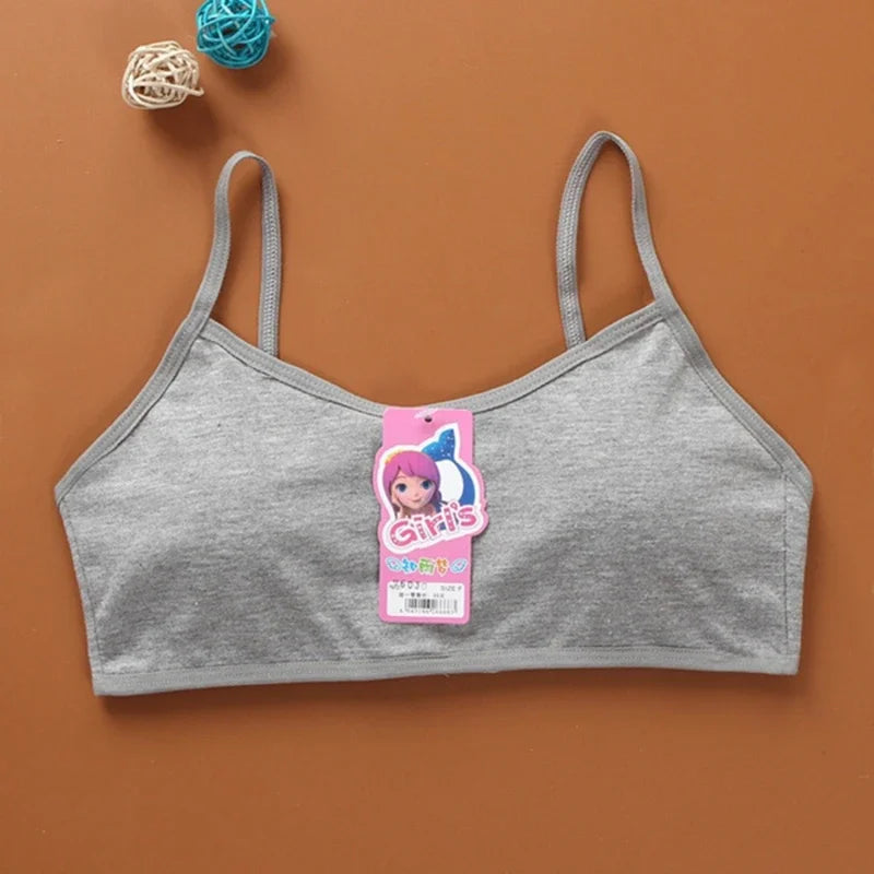 Cotton Sports Bra - Wireless, Double Layer, Breathable Sponge Pads