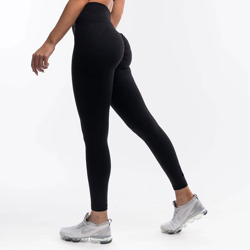 2022 Hot Sale Athletic Fitness Women Yoga Set Gym Wear 2-Piece Bra Workout Apparel Seamless Scrunch Butt Leggings Sport Suit